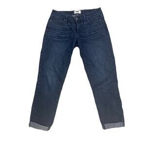 PAIGE Women’s Jeans Size 27 Dark Wash Button Fly Slim Straight Denim